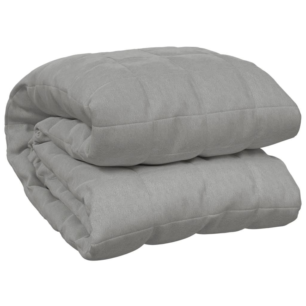 Verzwaringsdeken 235x290 cm 11 kg stof grijs