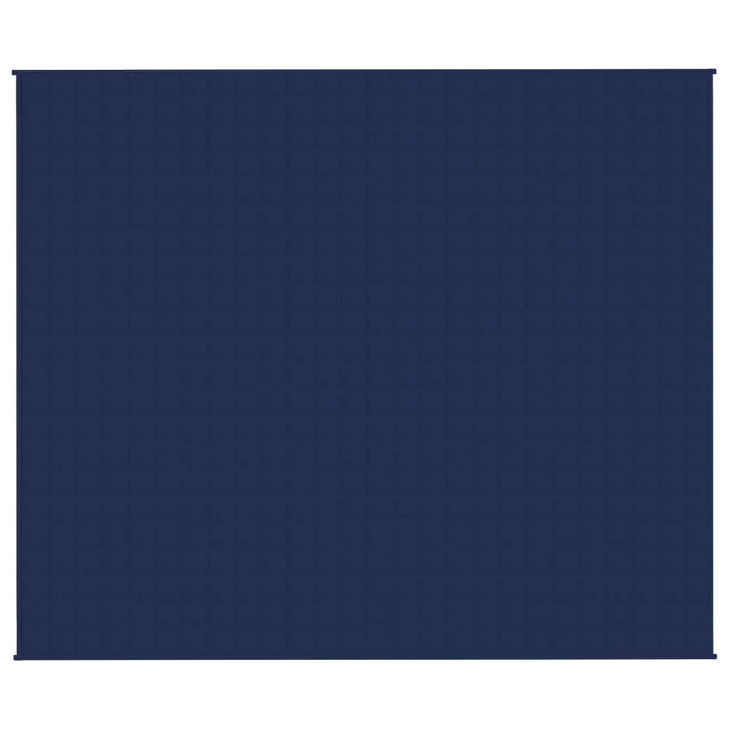 Verzwaringsdeken 220x260 cm 15 kg stof blauw