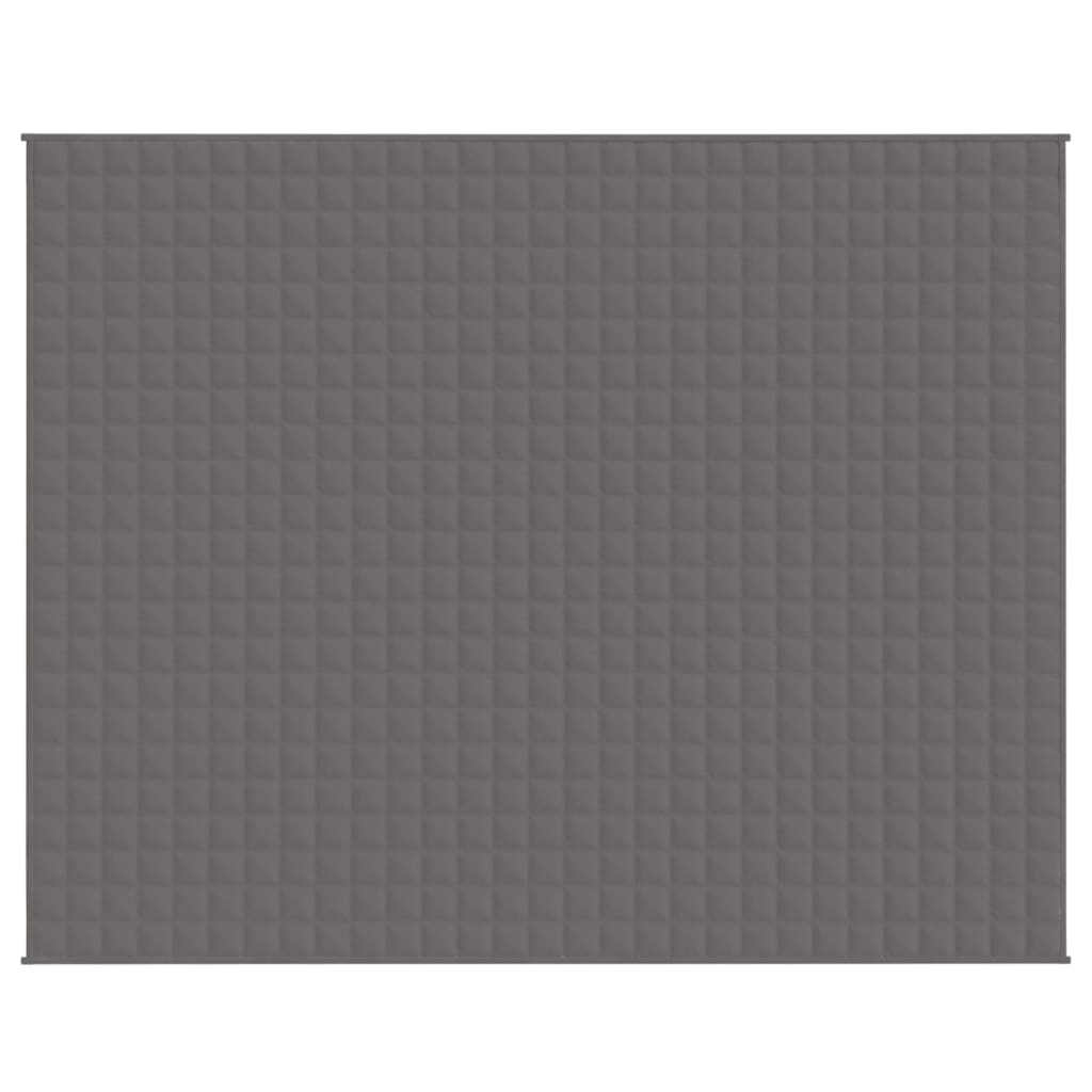 Verzwaringsdeken 235x290 cm 11 kg stof grijs