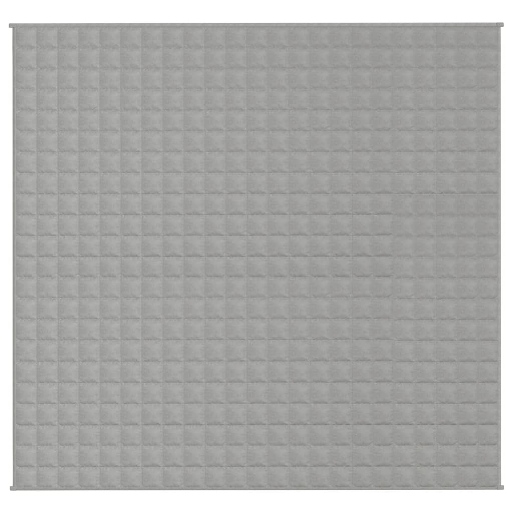 Verzwaringsdeken 220x240 cm 11 kg stof grijs