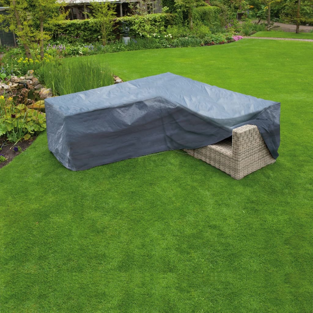 Tuinmeubelhoes voor L-vormige ligbedden 250x90x90 cm