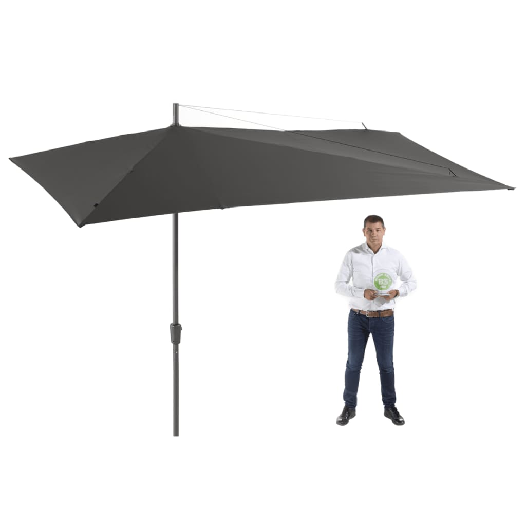 Parasol Asymmetric Sideway 360x220 cm PC15P014 grijs