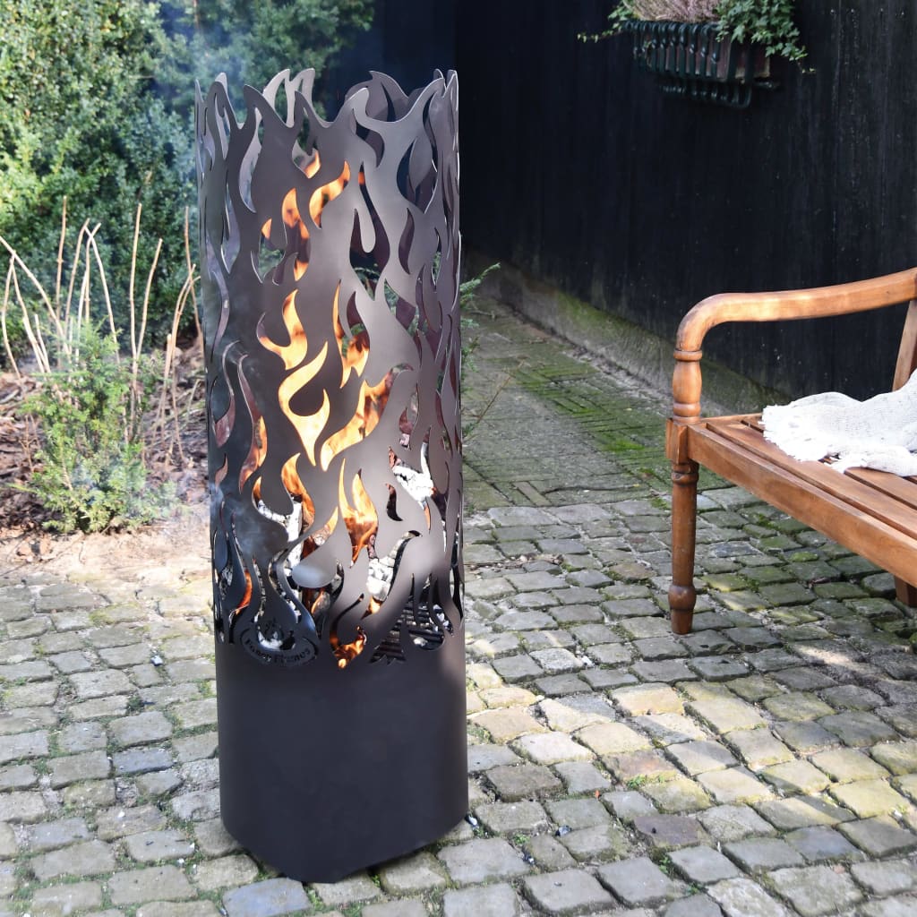 Vuurton Flames koolstofstaal zwart FF408