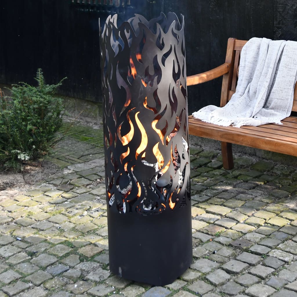 Vuurton Flames koolstofstaal zwart FF408