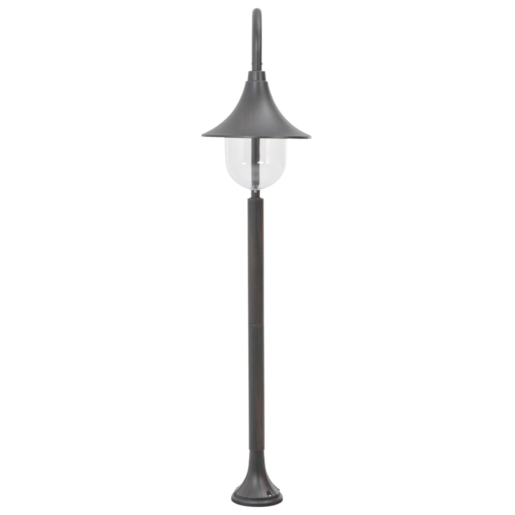 Paalverlichting tuin E27 120 cm aluminium brons