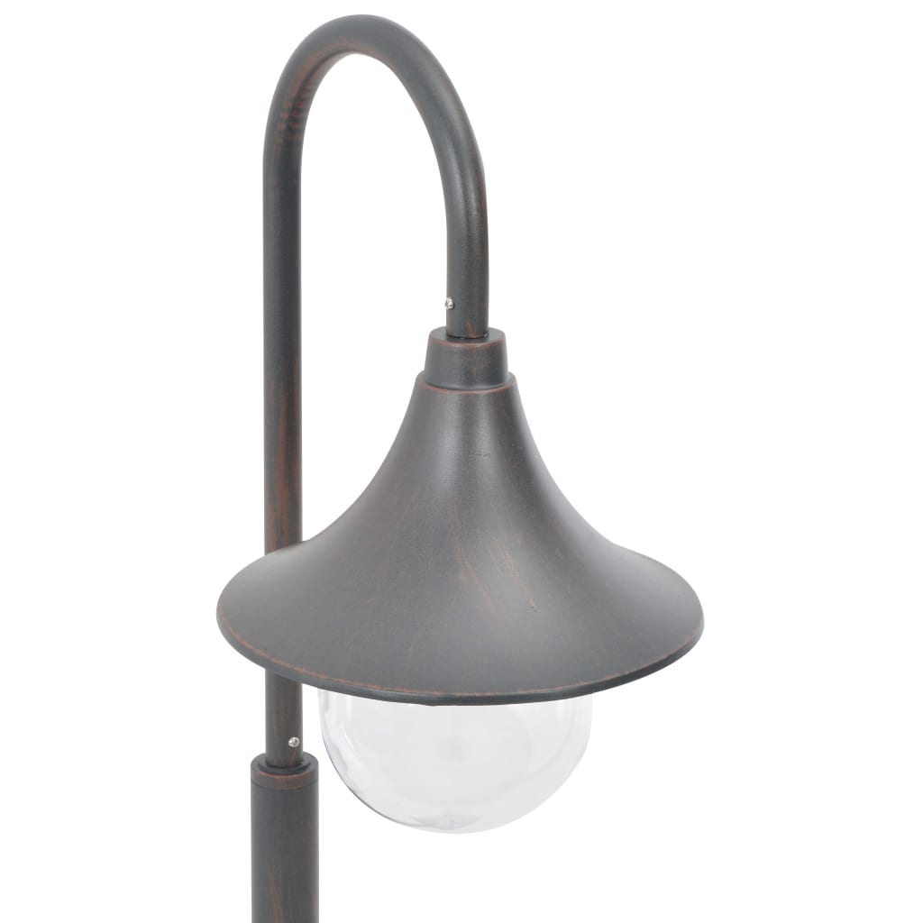 Paalverlichting tuin E27 120 cm aluminium brons