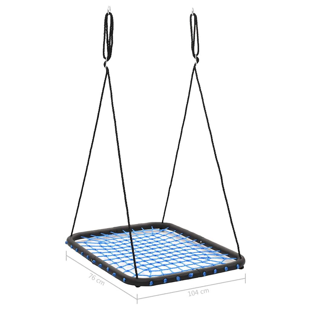 Schommel 200 kg 104x76 cm blauw