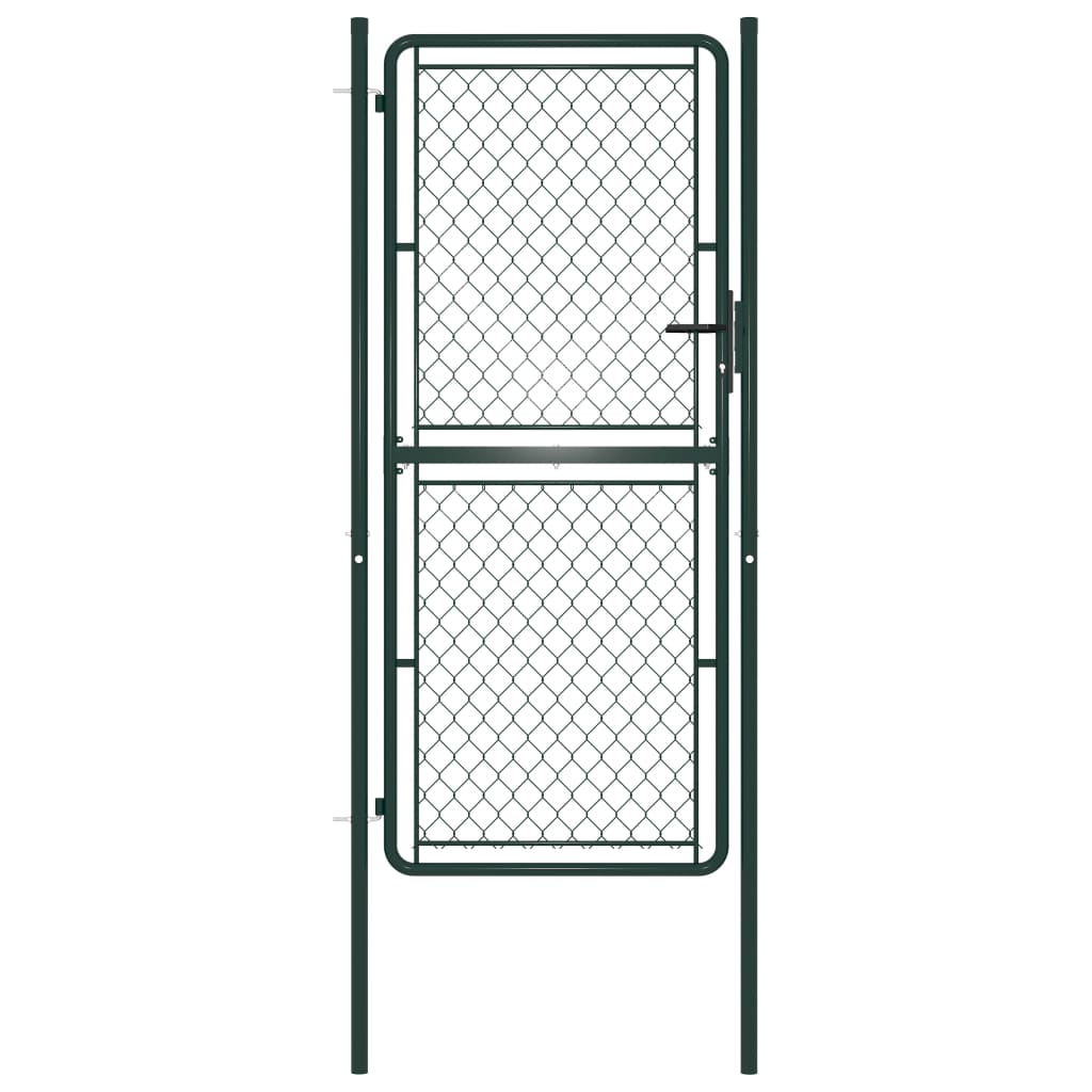 Poort 100x200 cm staal groen