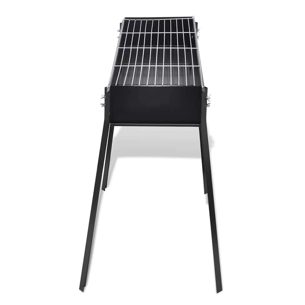 Houtskoolbarbecue staand vierkant 75x28 cm