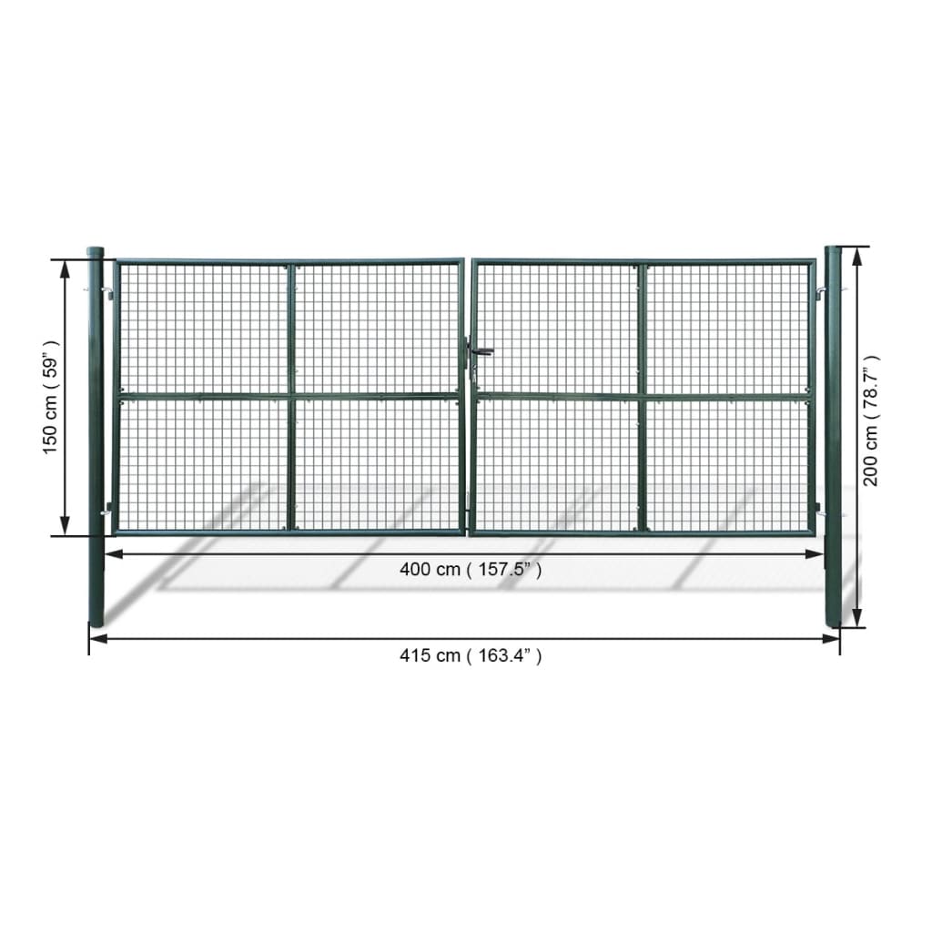 Poort 415x200 cm / 400x150 cm mesh