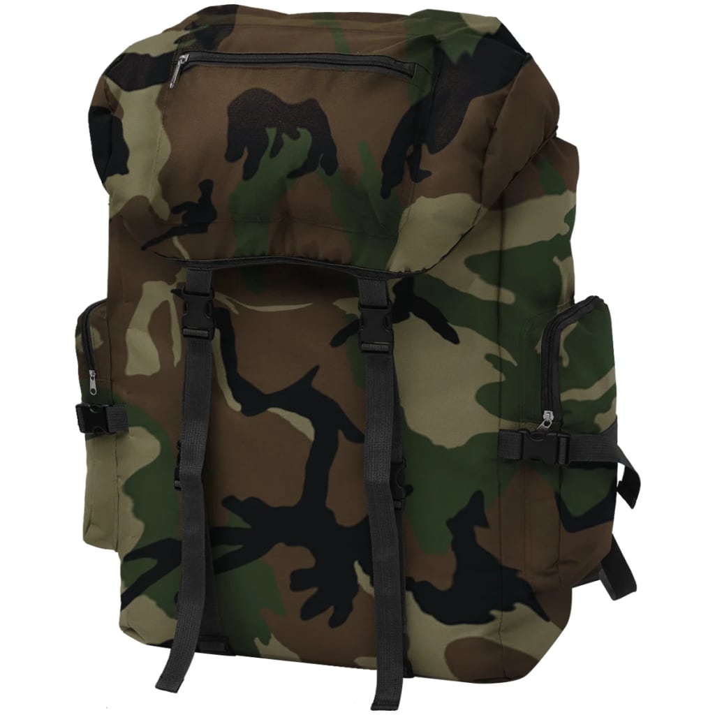 Rugzak legerstijl 65 L camouflage