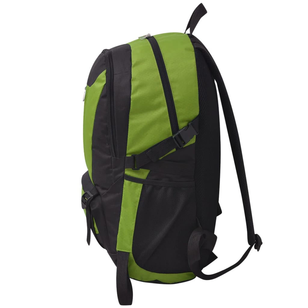 Hiking rugzak 40 L zwart en groen