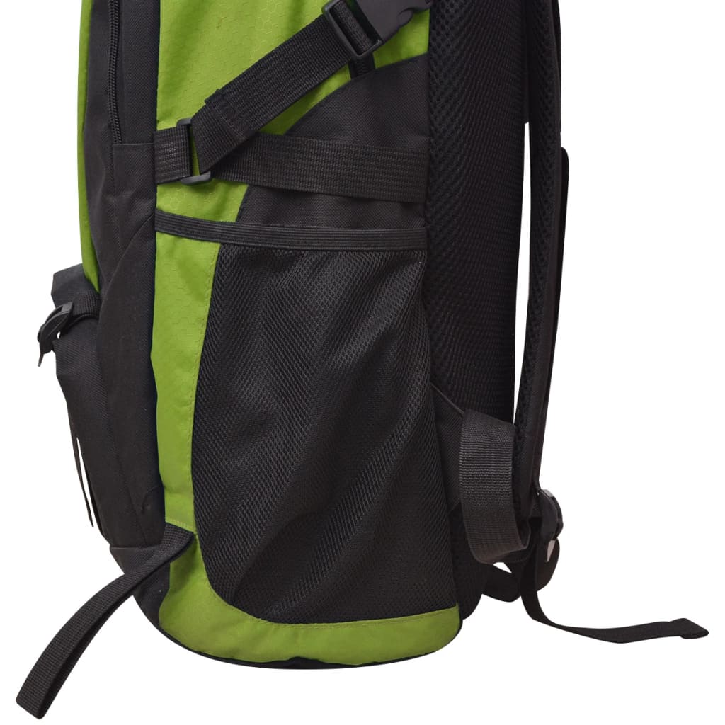 Hiking rugzak 40 L zwart en groen