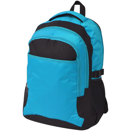 Rugzak voor school 40 L zwart en blauw