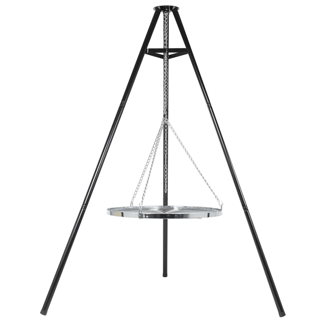 Driepootbarbecue zwart 172 cm BBQ TRIPOD