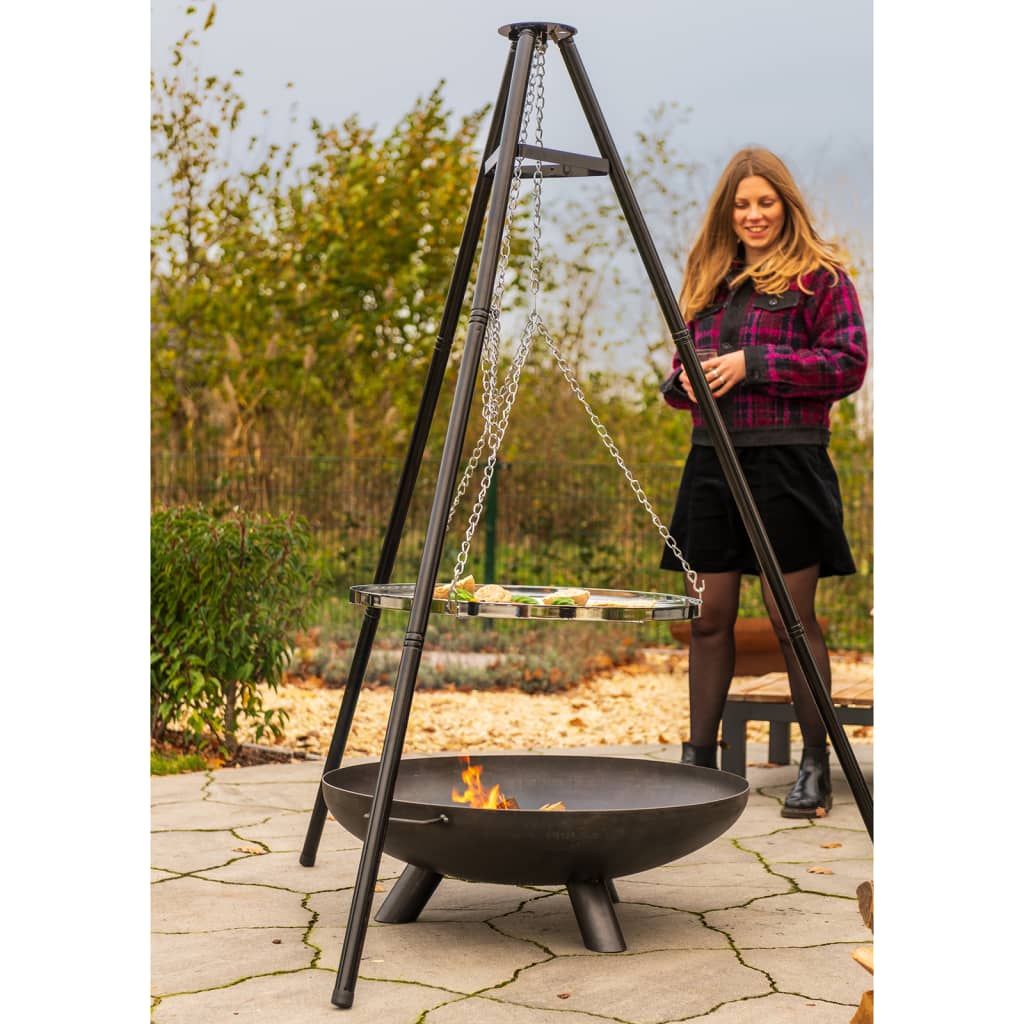 Driepootbarbecue zwart 172 cm BBQ TRIPOD