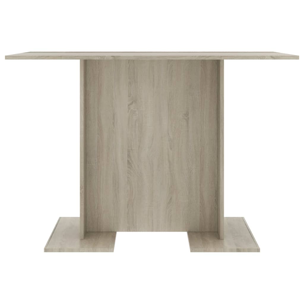 Eettafel 110x60x75 cm bewerkt hout sonoma eikenkleurig