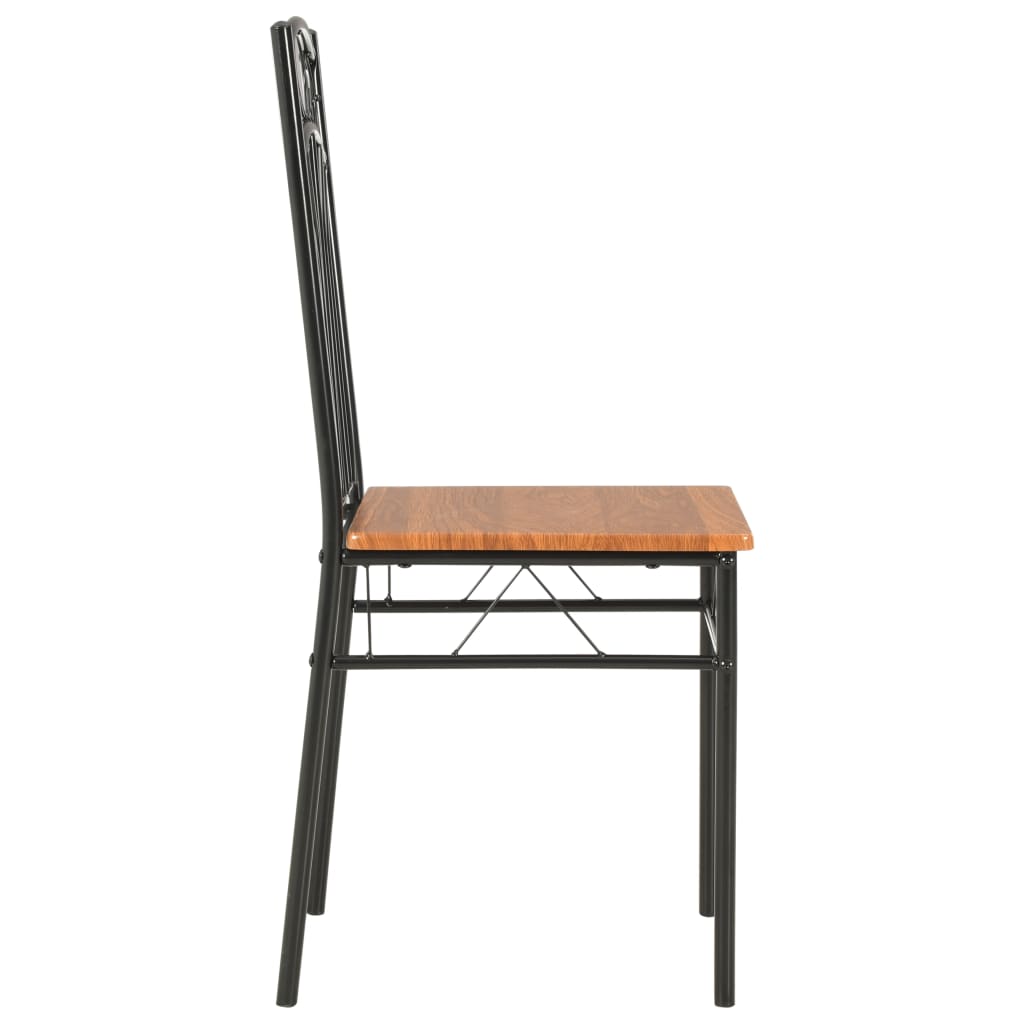 Eetkamerstoelen 6 st MDF bruin