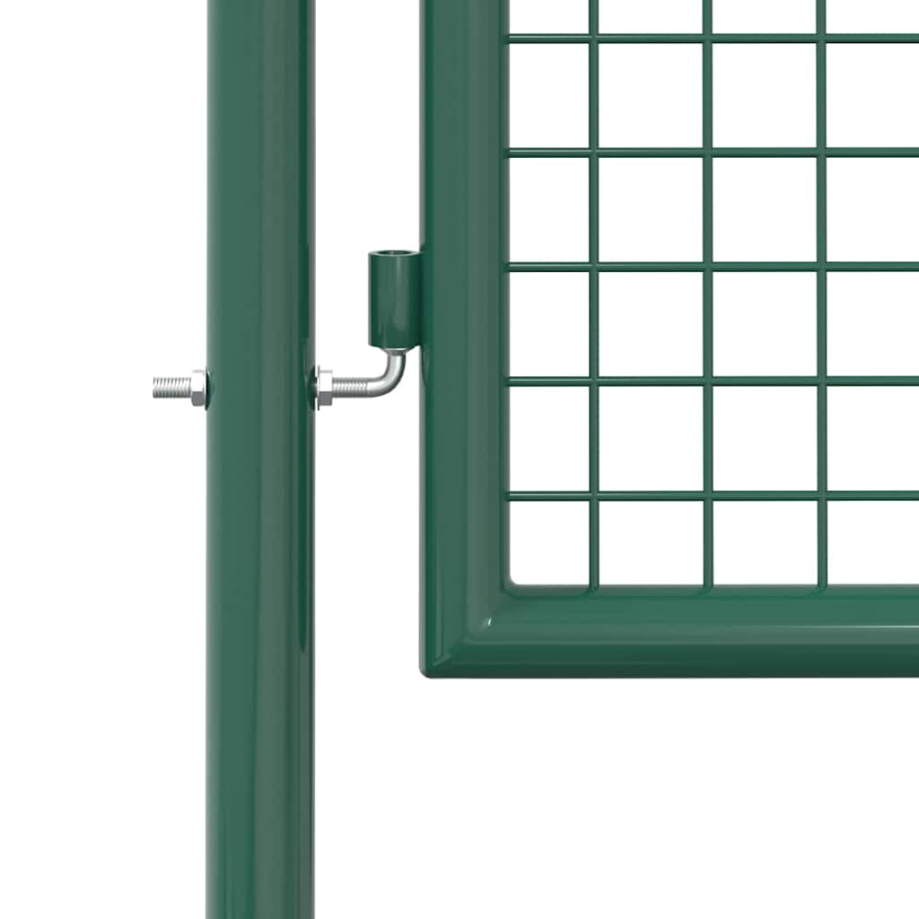 Poort 100x125 cm staal groen