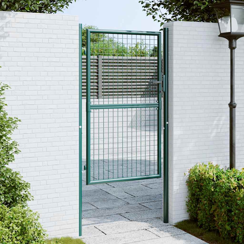 Poort 100x150 cm staal groen