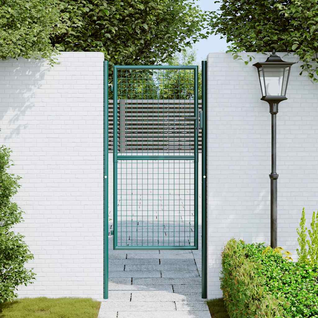 Poort 100x175 cm staal groen