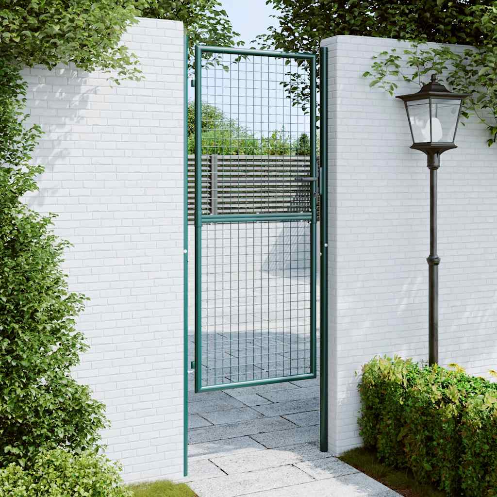 Poort 100x200 cm staal groen