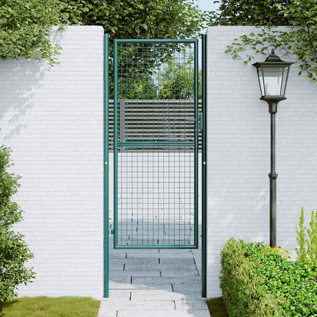 Poort 100x200 cm staal groen