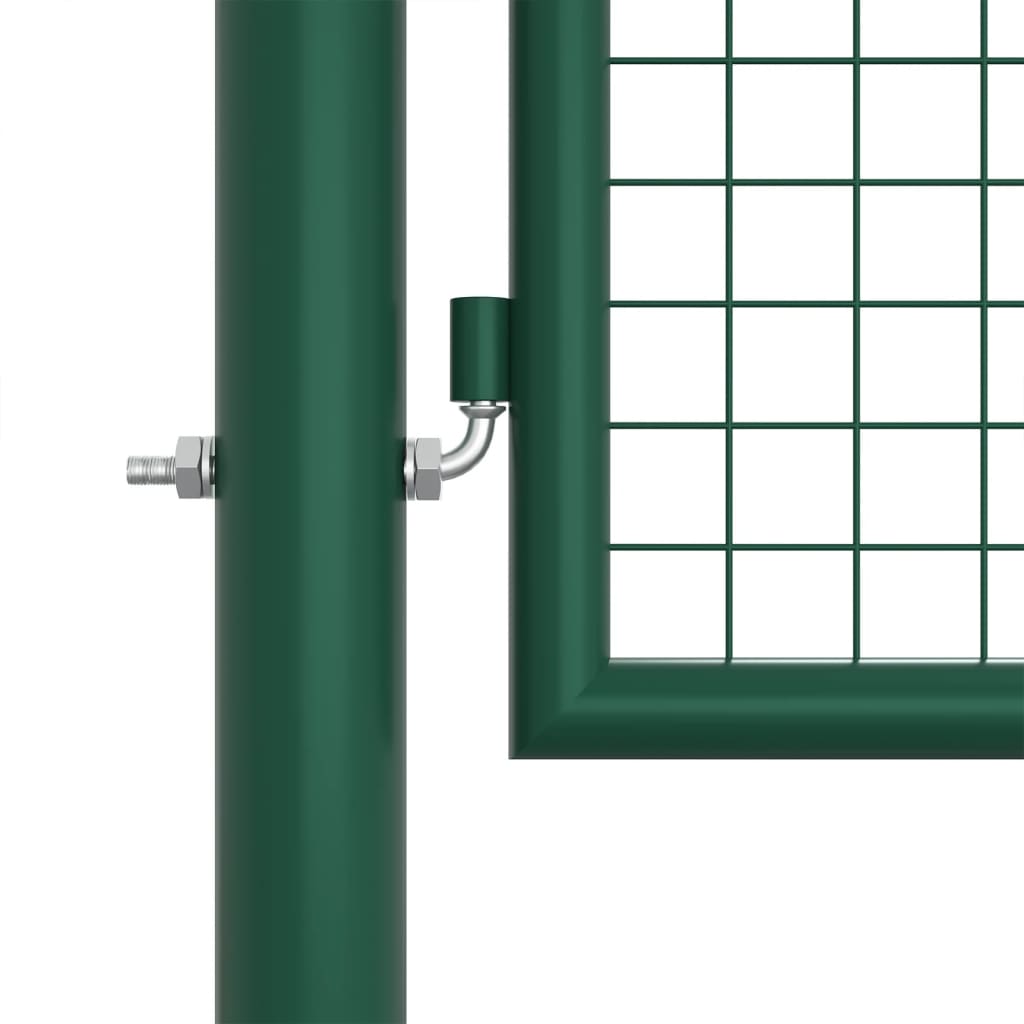 Gaaspoort 390x125 cm staal groen