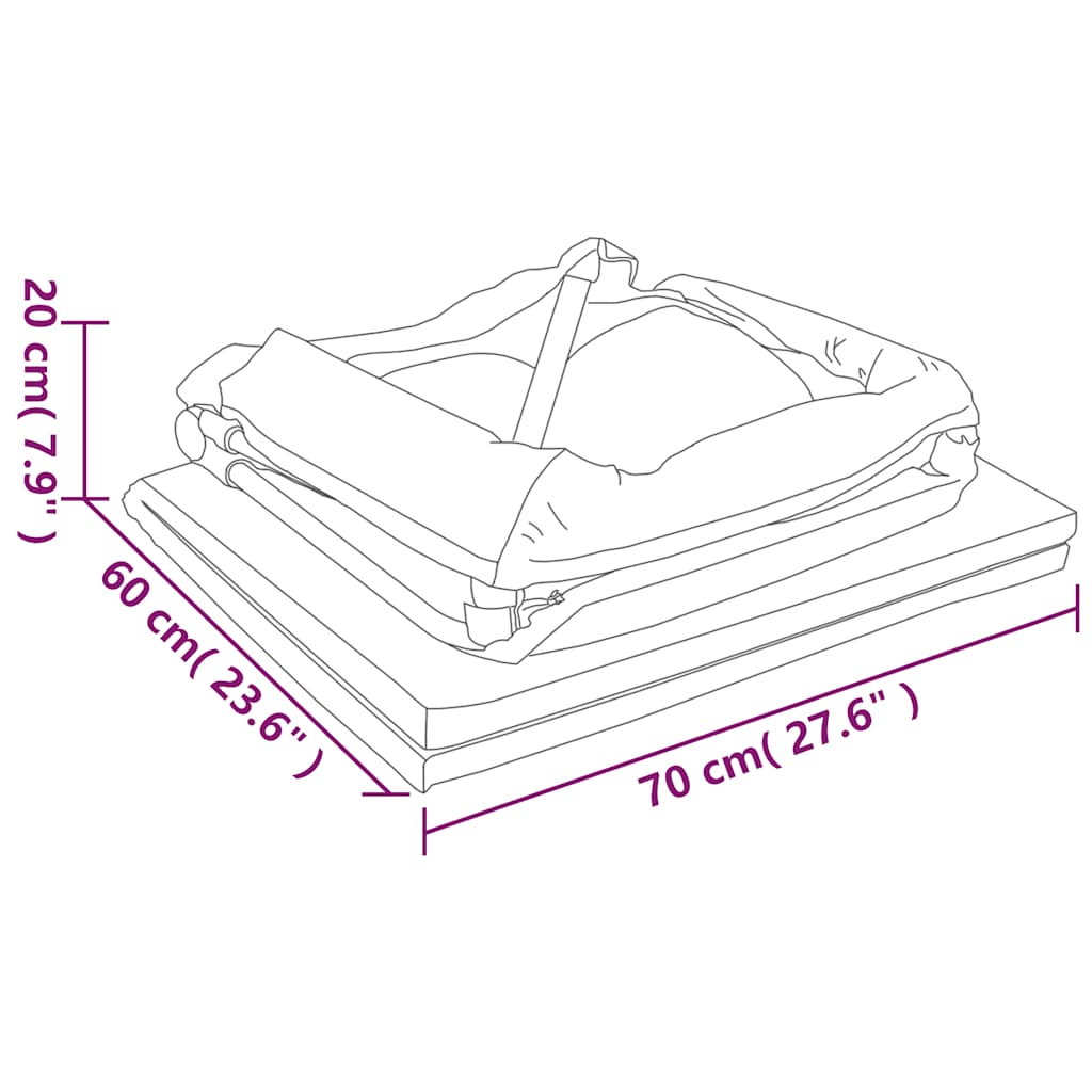 Babybox met matras linnen lichtgrijs