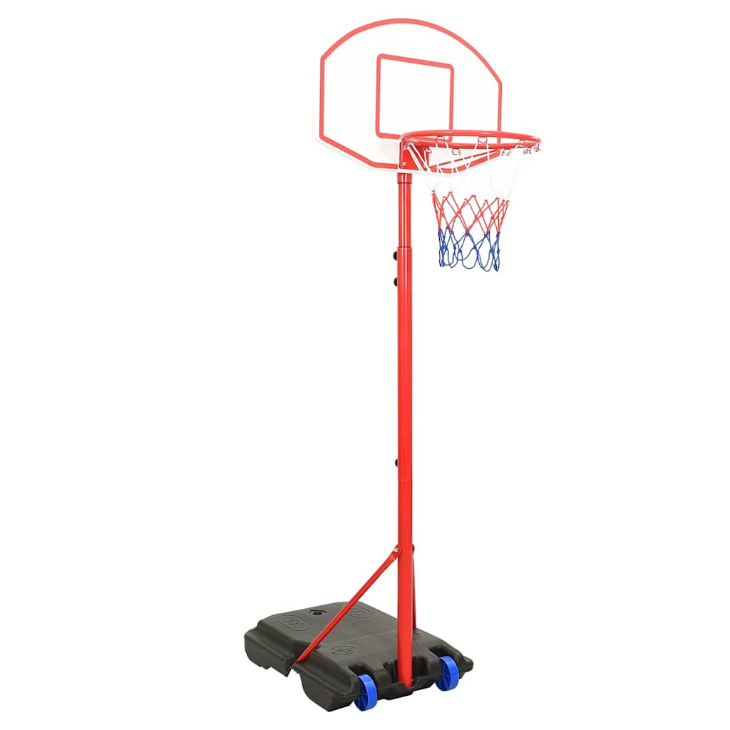 Basketbalset draagbaar verstelbaar 200-236 cm