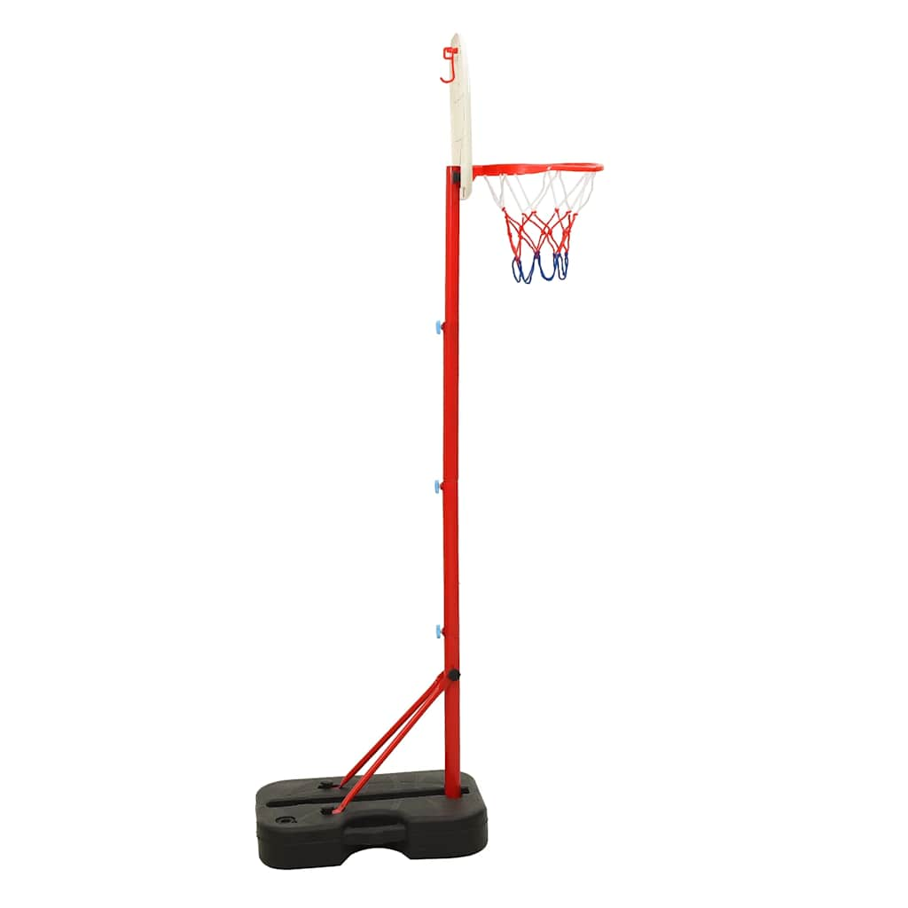 Basketbalset draagbaar verstelbaar 138,5-166 cm