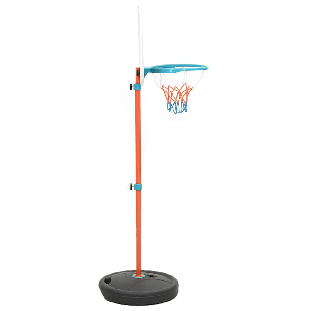 Basketbalset draagbaar verstelbaar 133-160 cm