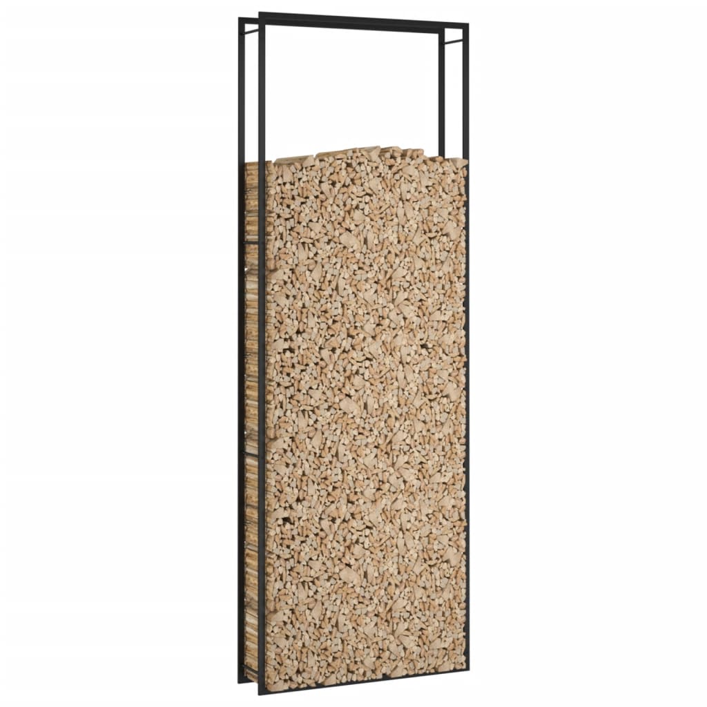 Haardhoutrek 110x28x312 cm staal matzwart