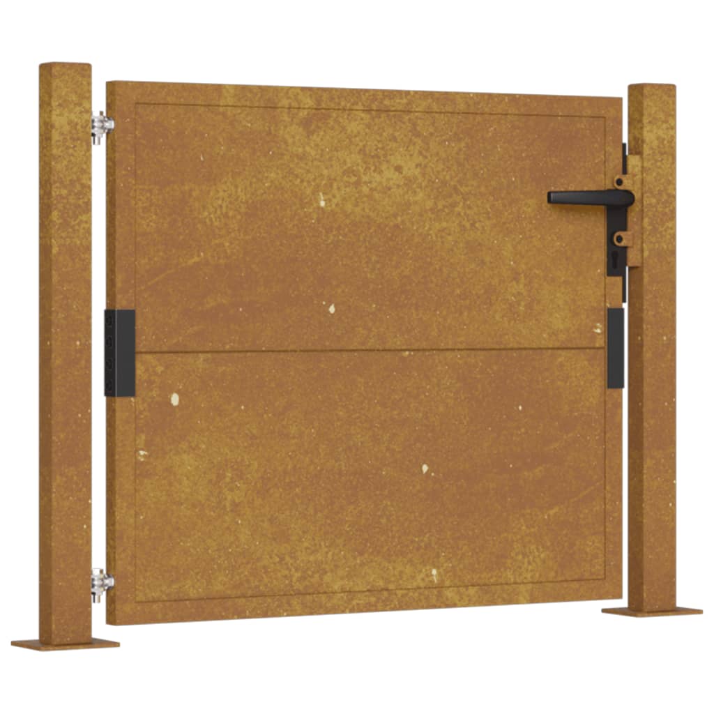 Poort 105x105 cm cortenstaal