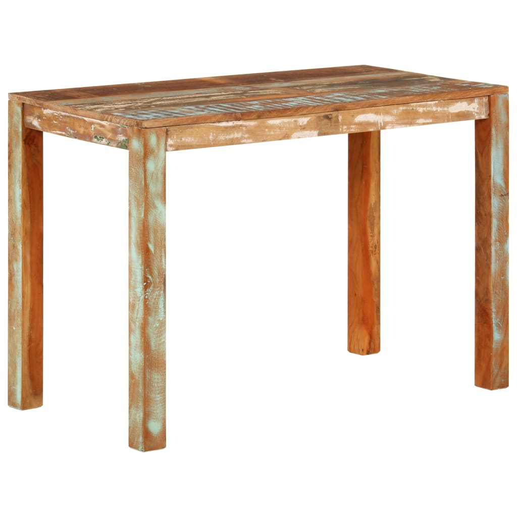 Eettafel 110x55x76 cm gerecycled massief mangohout