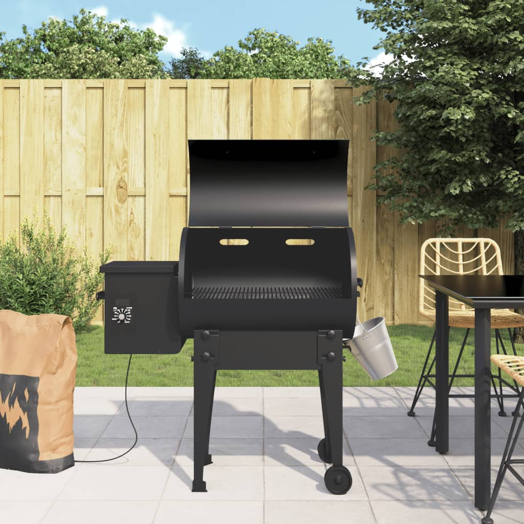 Pelletbarbecue 94 cm ijzer zwart