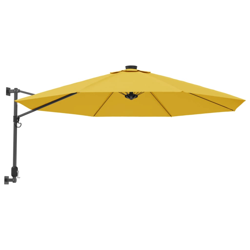 Wandparasol 290 cm geel