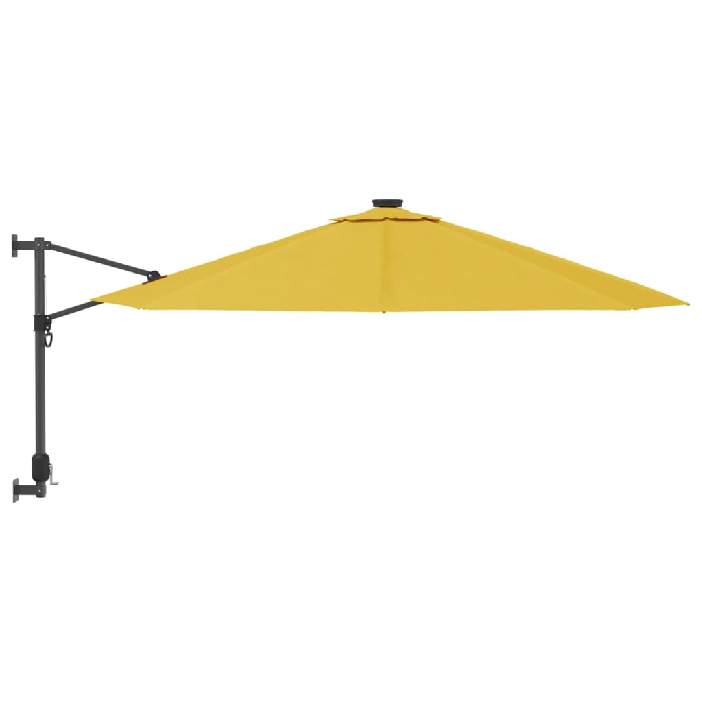 Wandparasol 290 cm geel