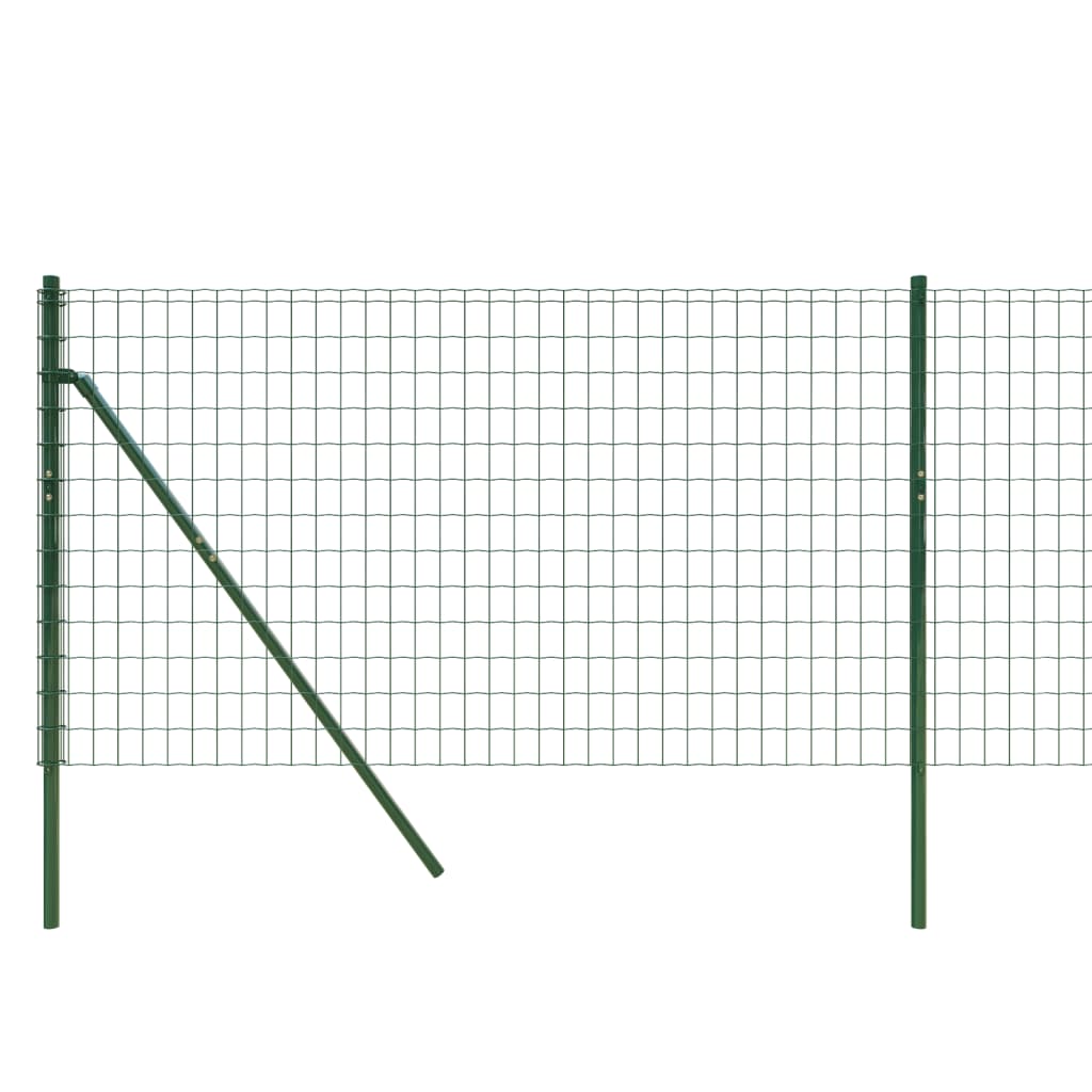 Draadgaashek 0,8x10 m gegalvaniseerd staal groen