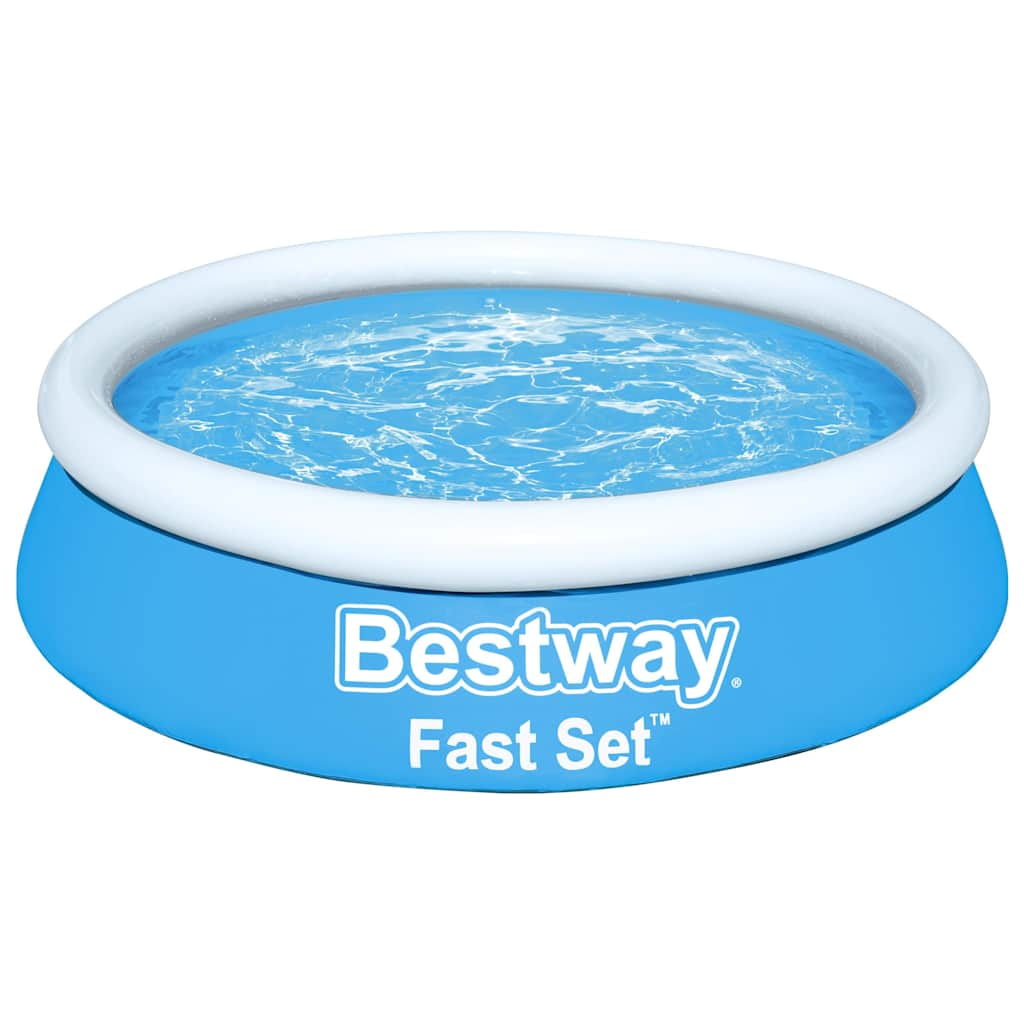 Fast Set Zwembad opblaasbaar rond 183x51 cm blauw