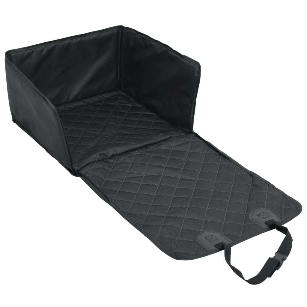 Autostoelhoes voor honden zwart 45x45x25/55 cm