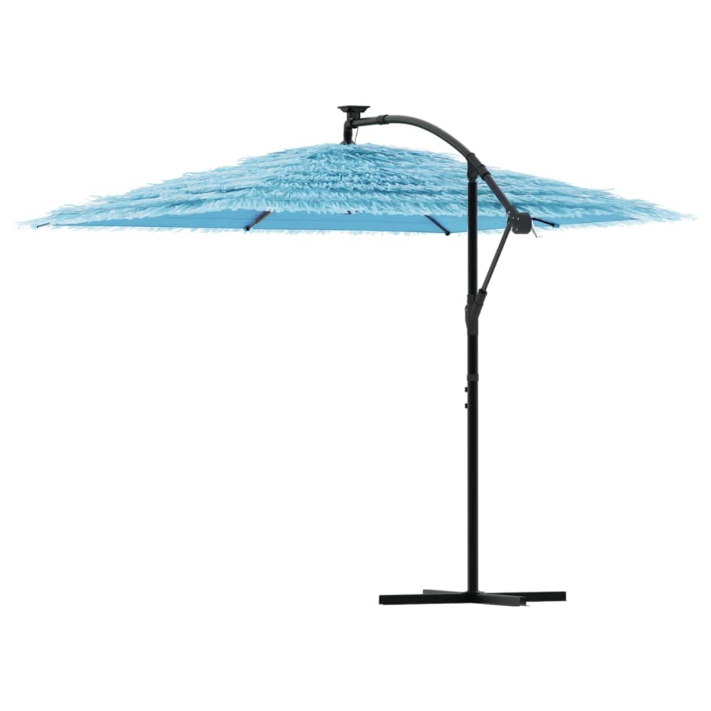 Parasol met stalen paal 269x269x235 cm blauw