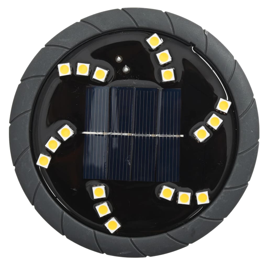 Grondlampen 12 st solar met grondpennen warmwit