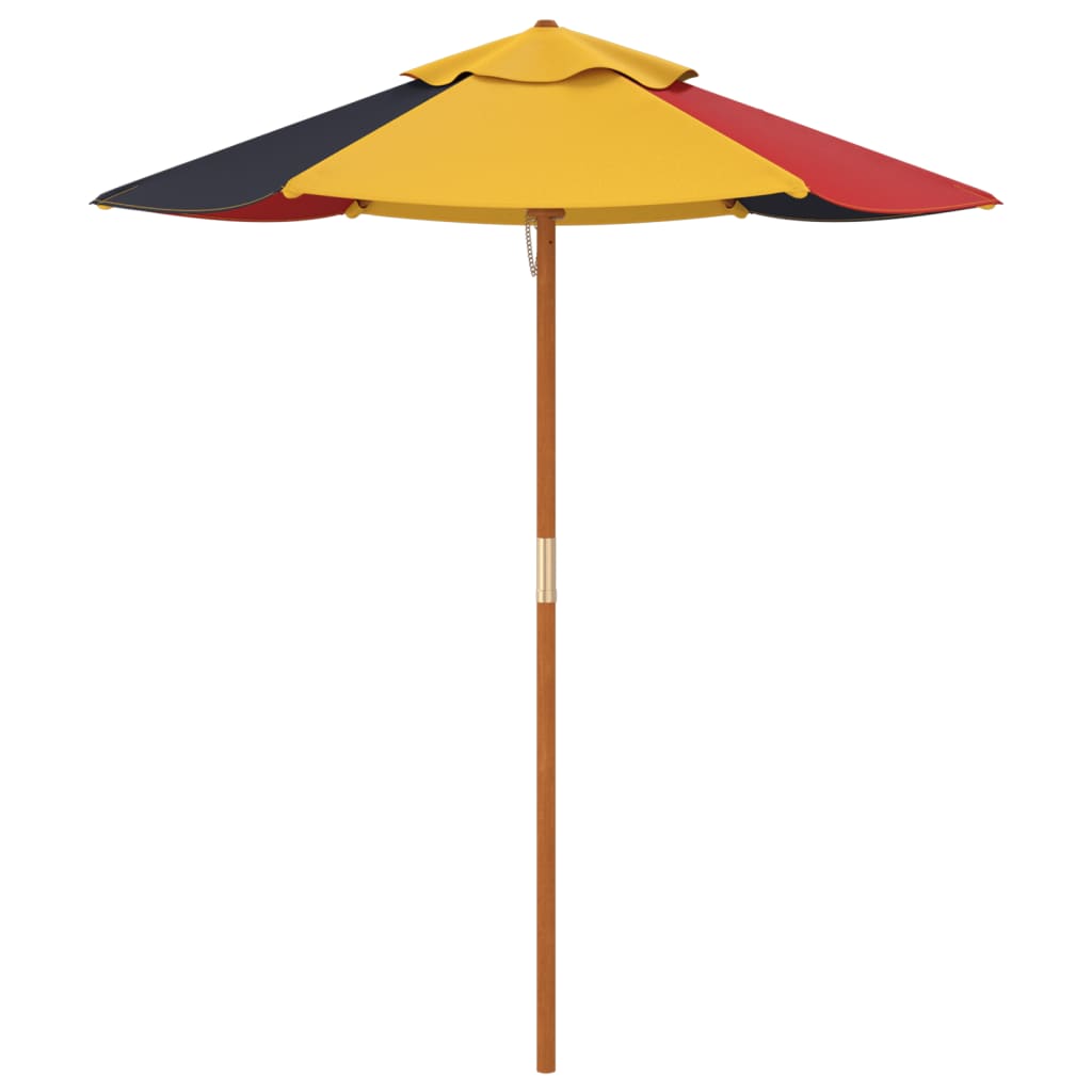 Parasol voor kinderen met houten paal Ø120x140 cm