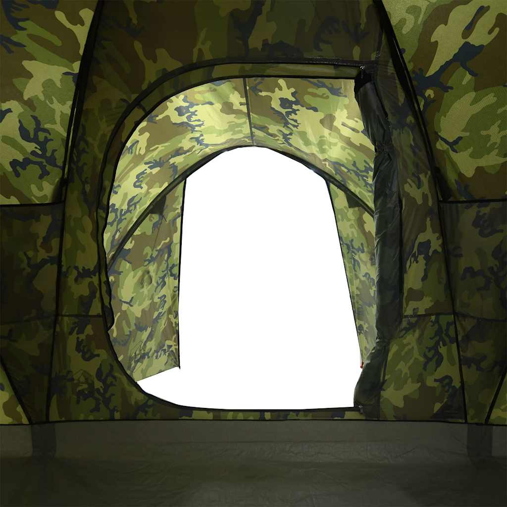 Koepeltent 6-persoons waterdicht camouflage