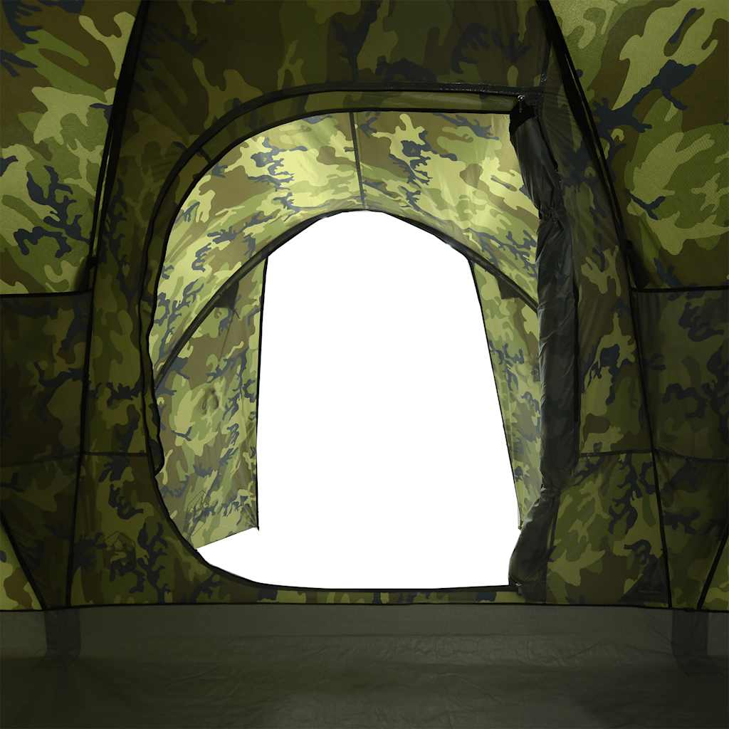 Koepeltent 6-persoons waterdicht camouflage