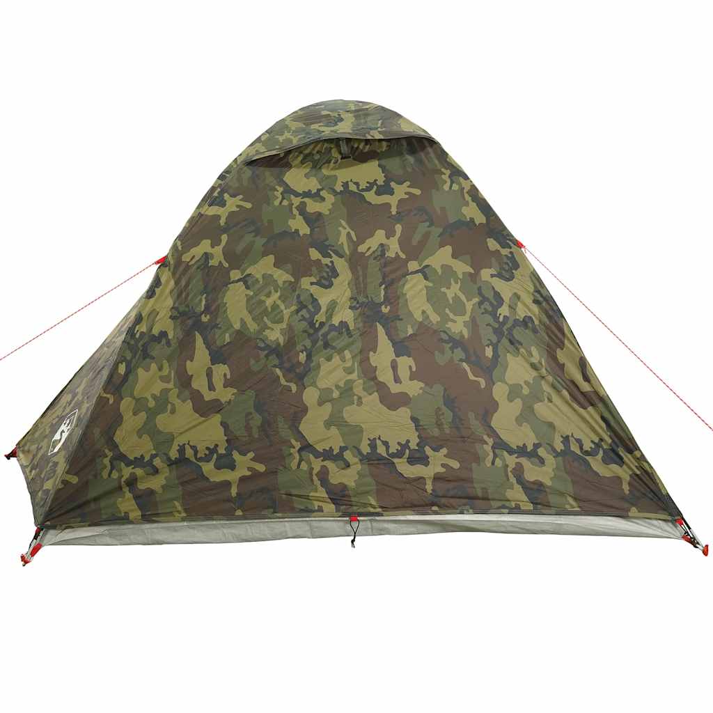 Koepeltent 4-persoons waterdicht camouflage