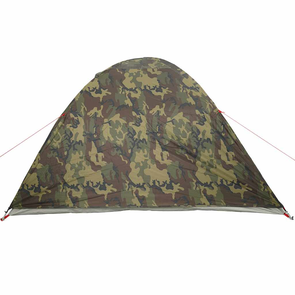 Koepeltent 4-persoons waterdicht camouflage