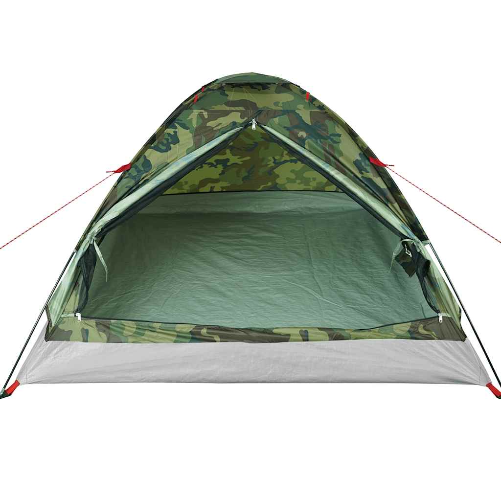 Koepeltent 4-persoons waterdicht camouflage