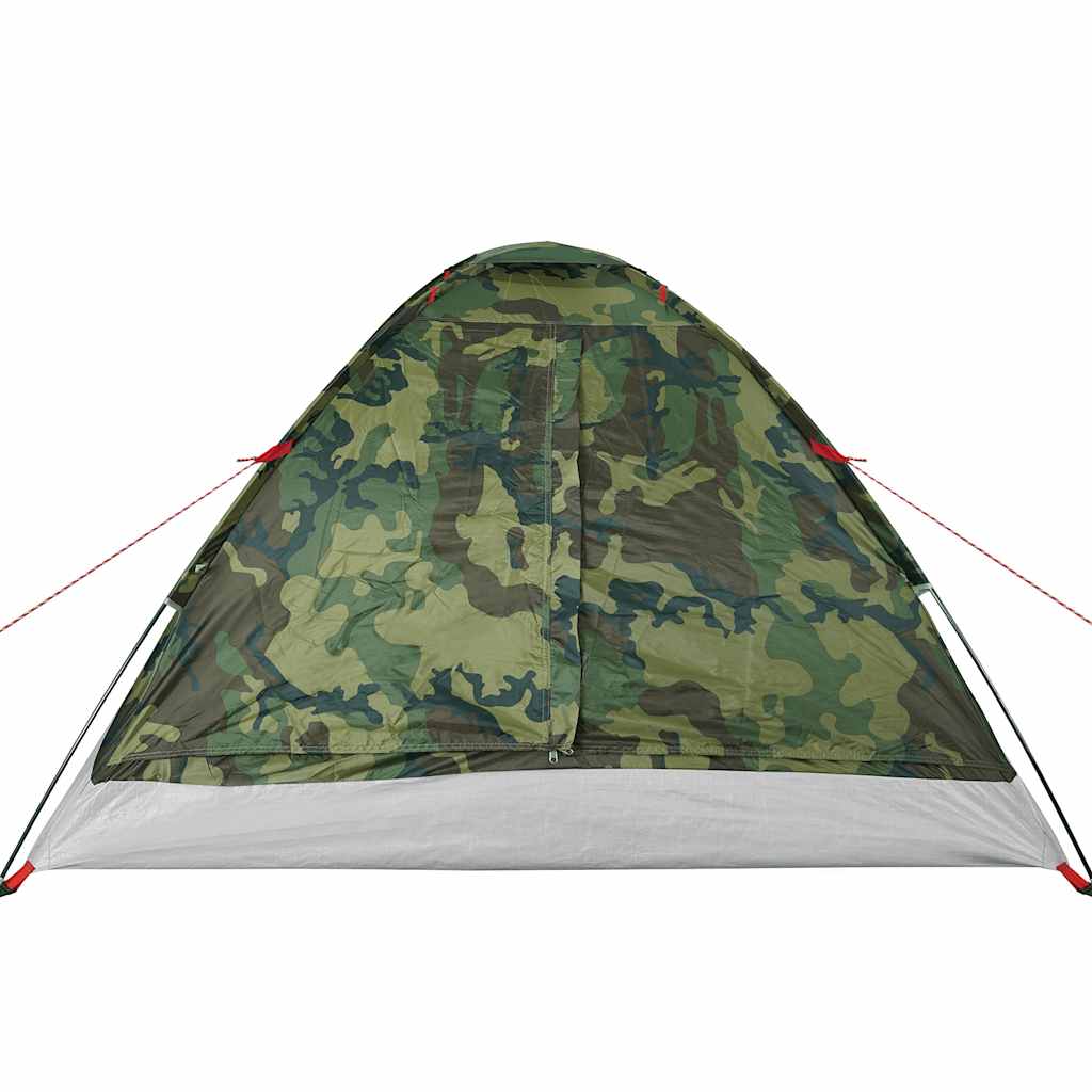 Koepeltent 4-persoons waterdicht camouflage